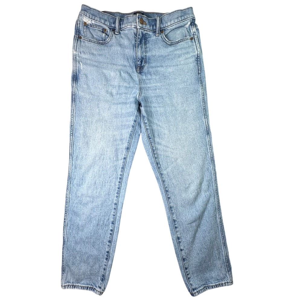 J.Crew Classic Vintage Straight Leg Jeans High Rise Light Wash 29 Blue Denim